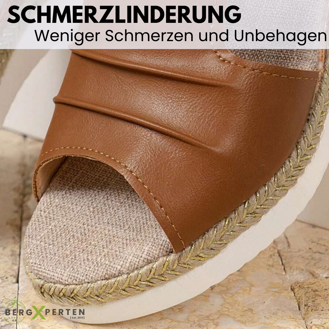 OrthoLuxe™ - ergonomische schmerzlindernde Sandalen für den Sommer