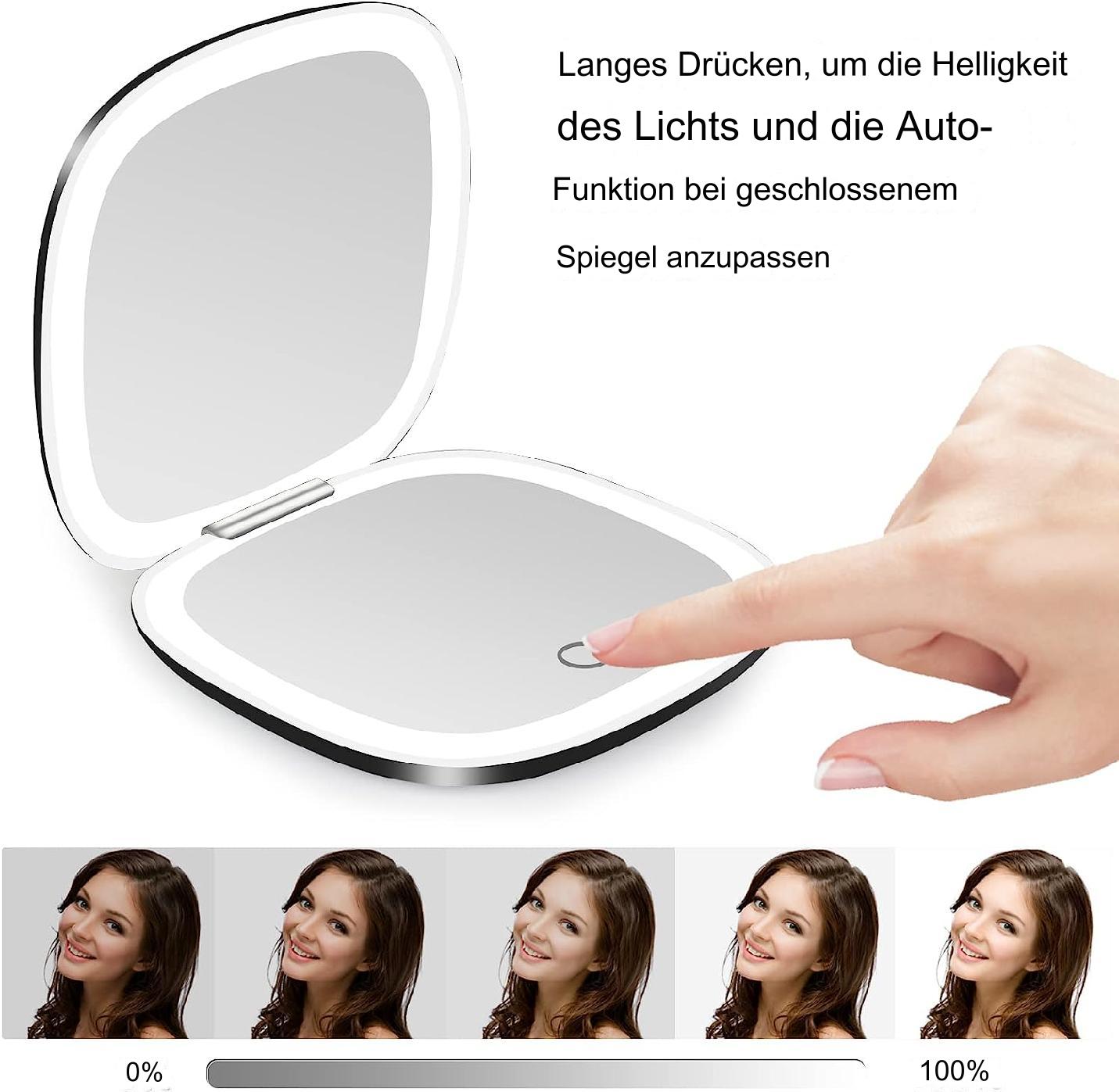 MagicMirror | Tragbarer LED-Schminkspiegel