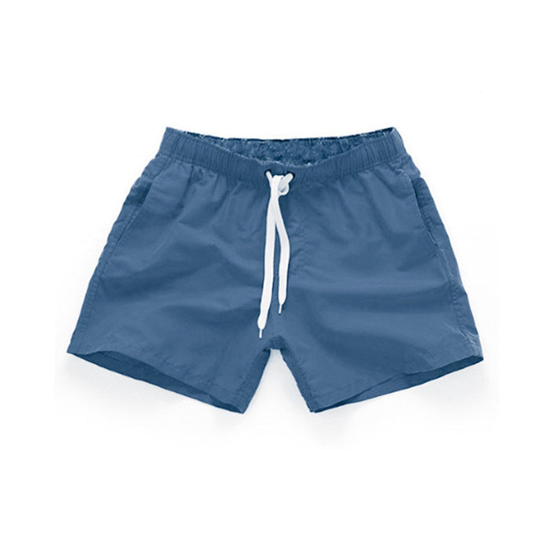 Einfarbige Strandshorts für Herren