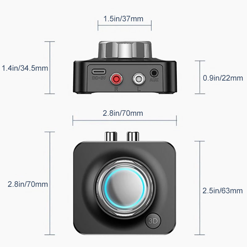 Bluetooth 5.0 Audio-RCA-Empfänger