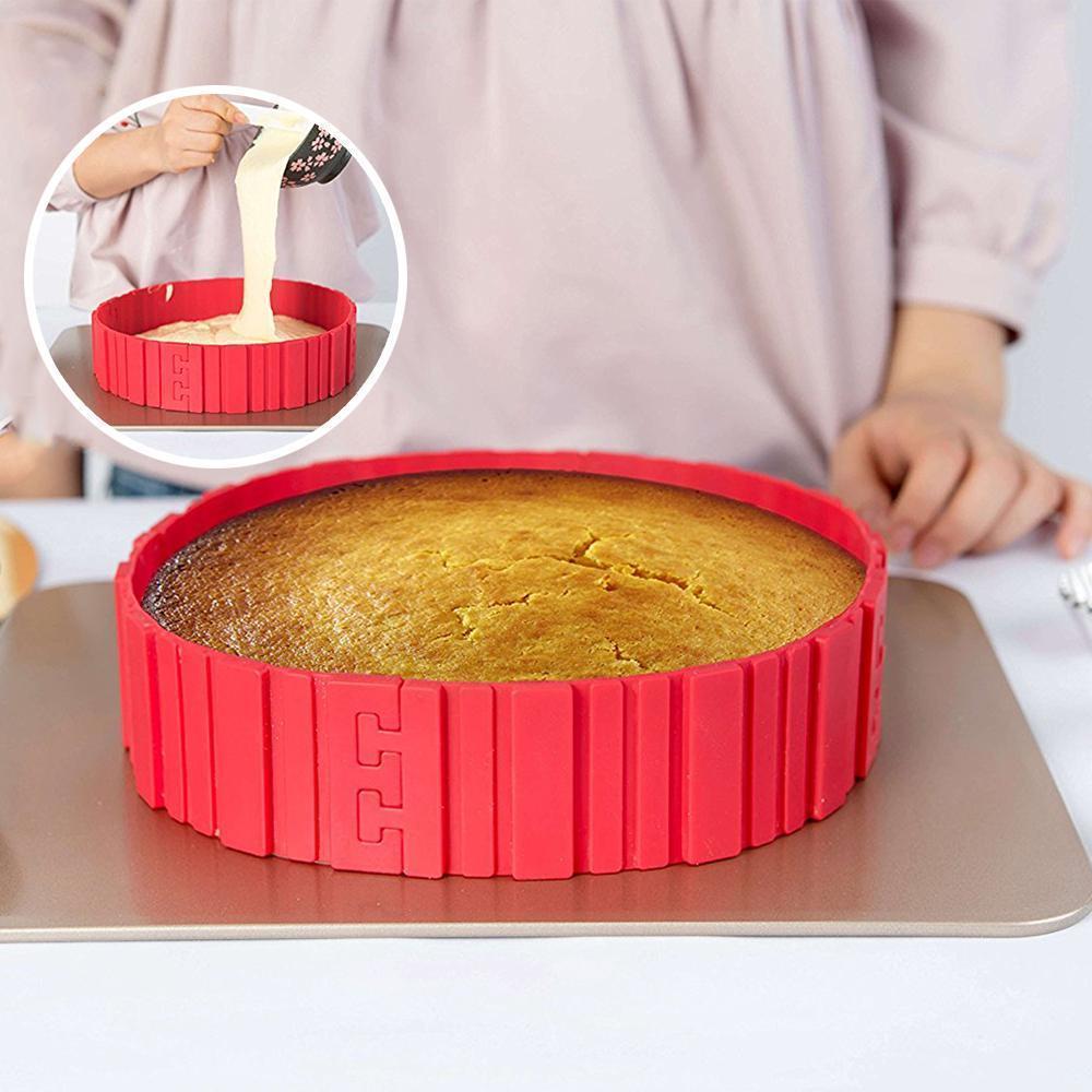 Silikon Kuchen Form DIY, 4er in Set