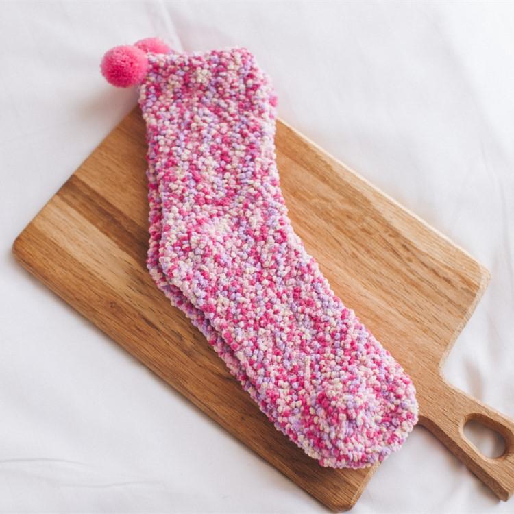 🎅FRÜHZEITIGES SALE-❄Süße Winter Cupcake flauschige bequeme Hausschuhe Socken🧦