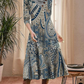 Midikleid mit Paisley-Print