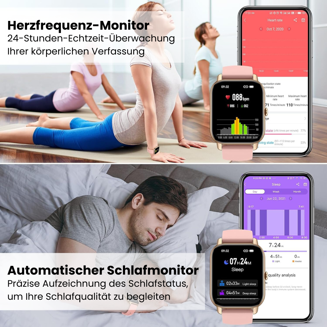 Healthmed Gesundheits-Smartwatch - zur Überwachung von Blutzucker