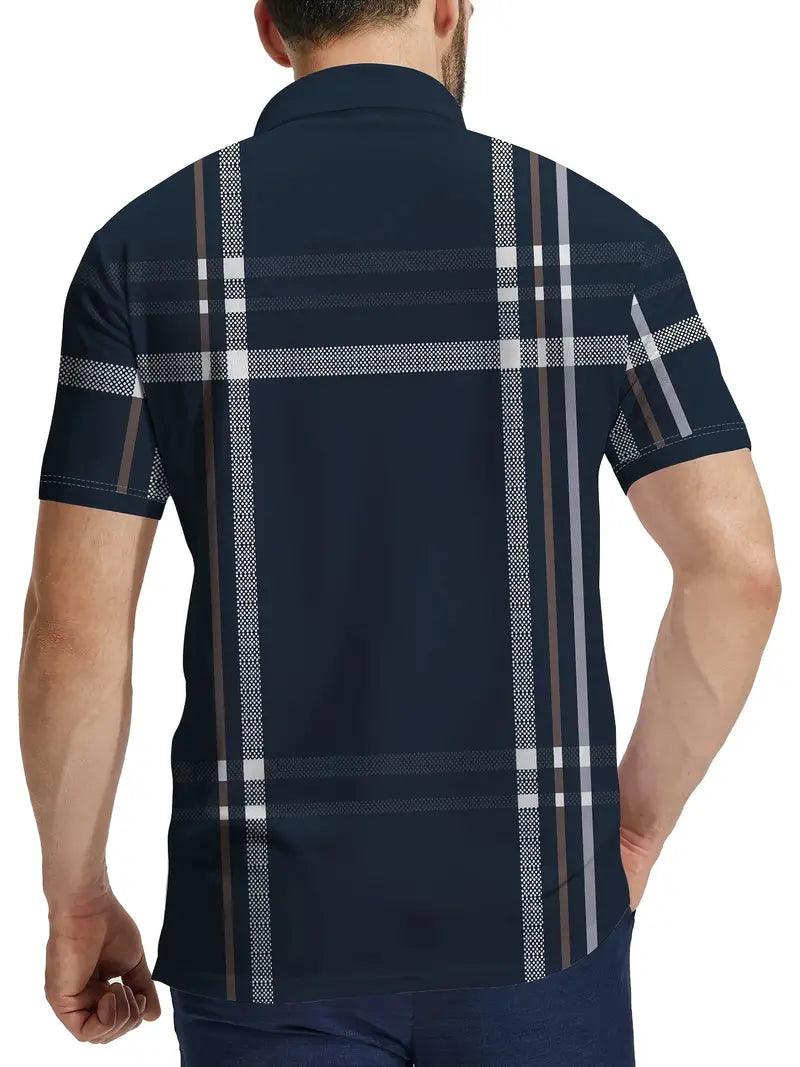 Oveth – stylisches gestreiftes kurzarm-t-shirt für herren - LOVEZOE