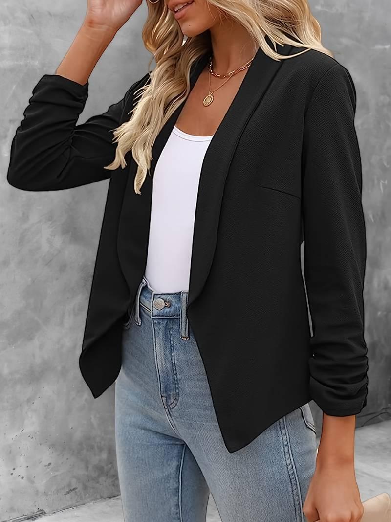 Isabella – stilvoller blazer mit offener vorderseite - LOVEZOE