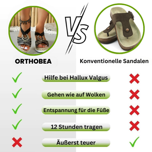 OrthoBea™  - orthopädische schmerzlindernde Sandalen für mehr Komfort