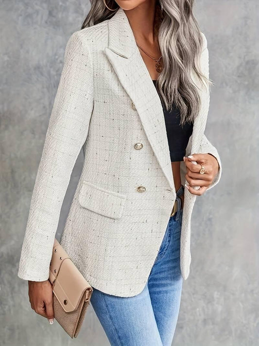 Abigail – langärmliger blazer mit reverskragen - LOVEZOE