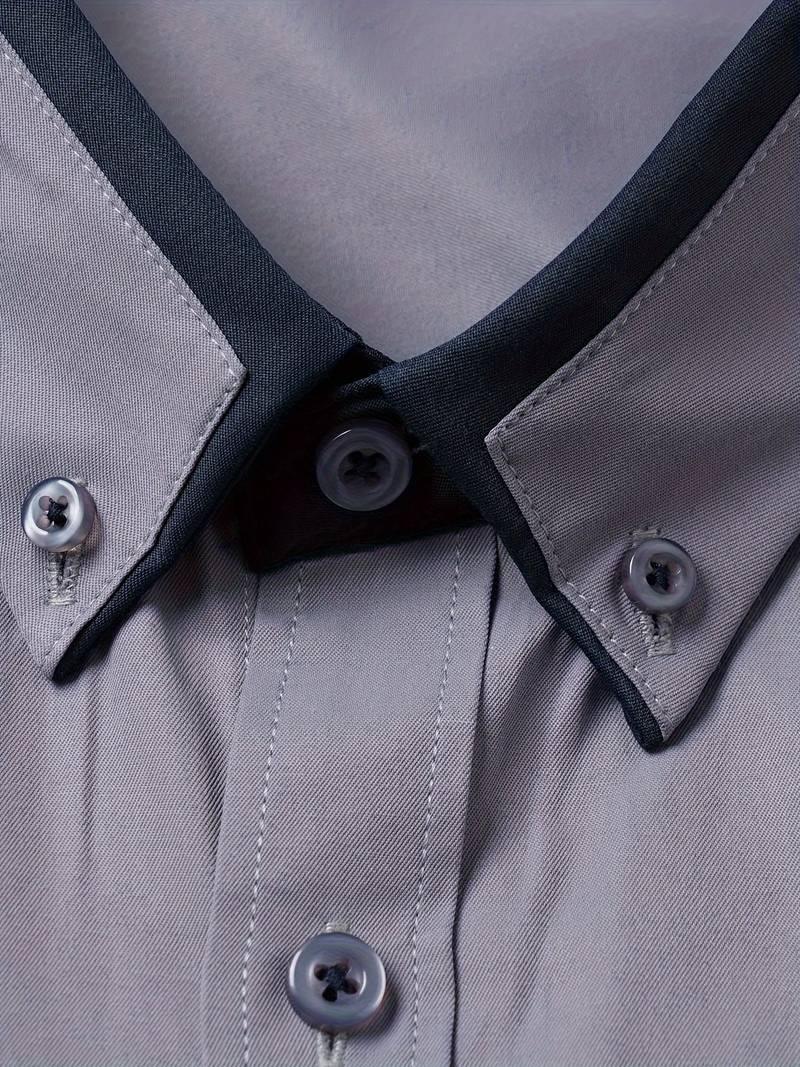 Kevin – klassisches button-up-hemd für herren - LOVEZOE