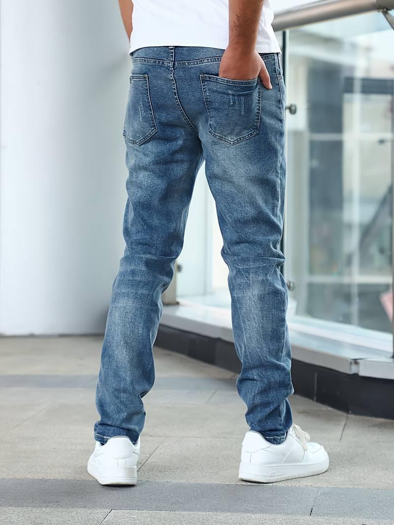 Jacob – lässige jeans mit mittlerem stretchanteil für herren - LOVEZOE