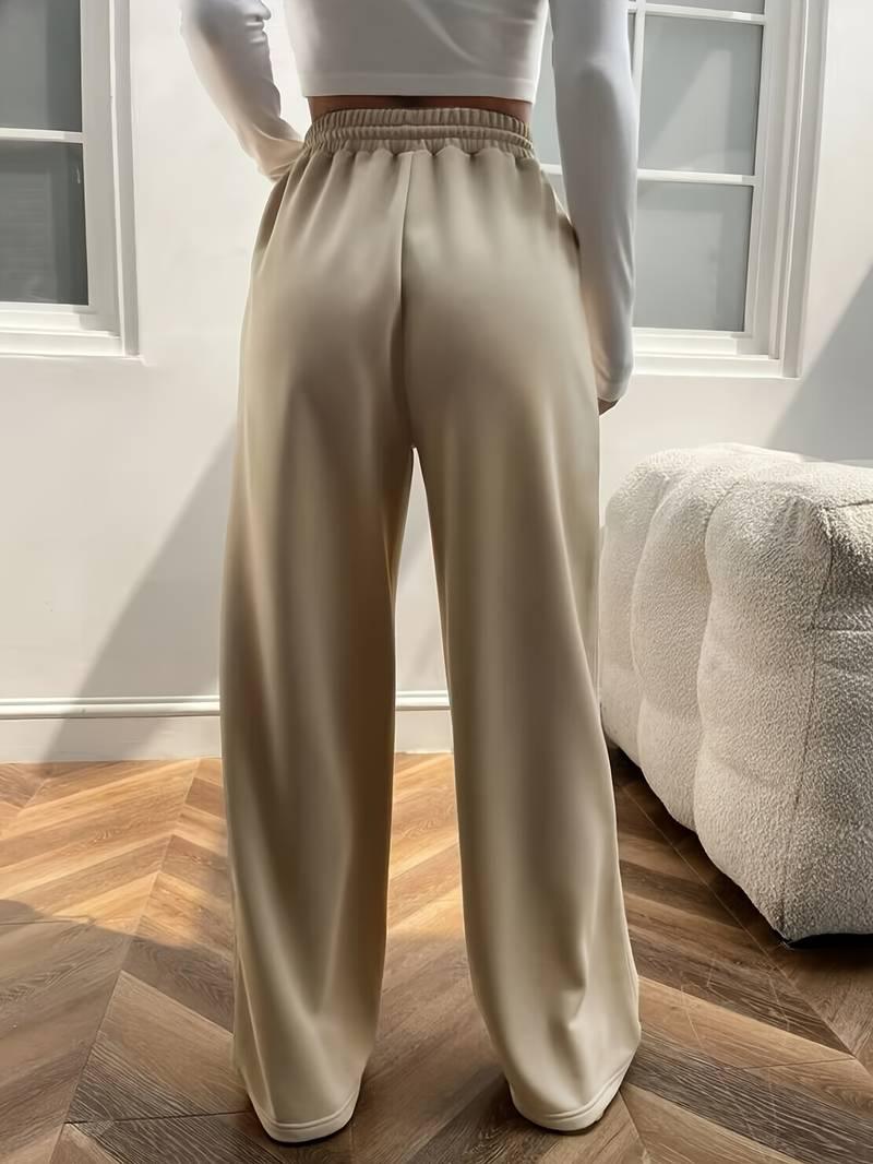 Hannah – lässige, lockere hose mit hoher taille - LOVEZOE