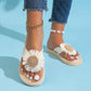 Leli - Wunderschöne Boho-Sandalen mit Blume