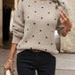 Chloe – pullover mit polka-dot-muster - LOVEZOE