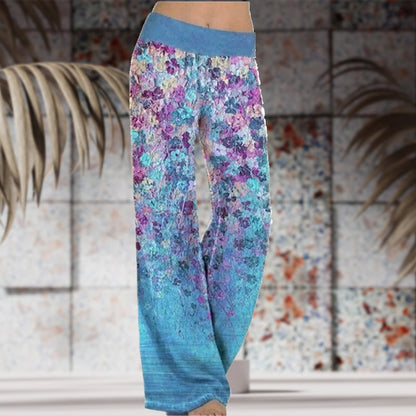 Lose bedruckte Yogahosen für Damen