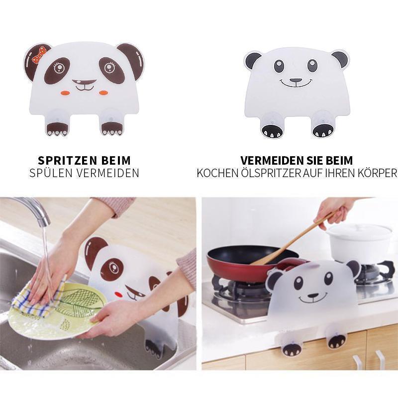 Panda Splash Guard Küchenspüle Spritzschutz