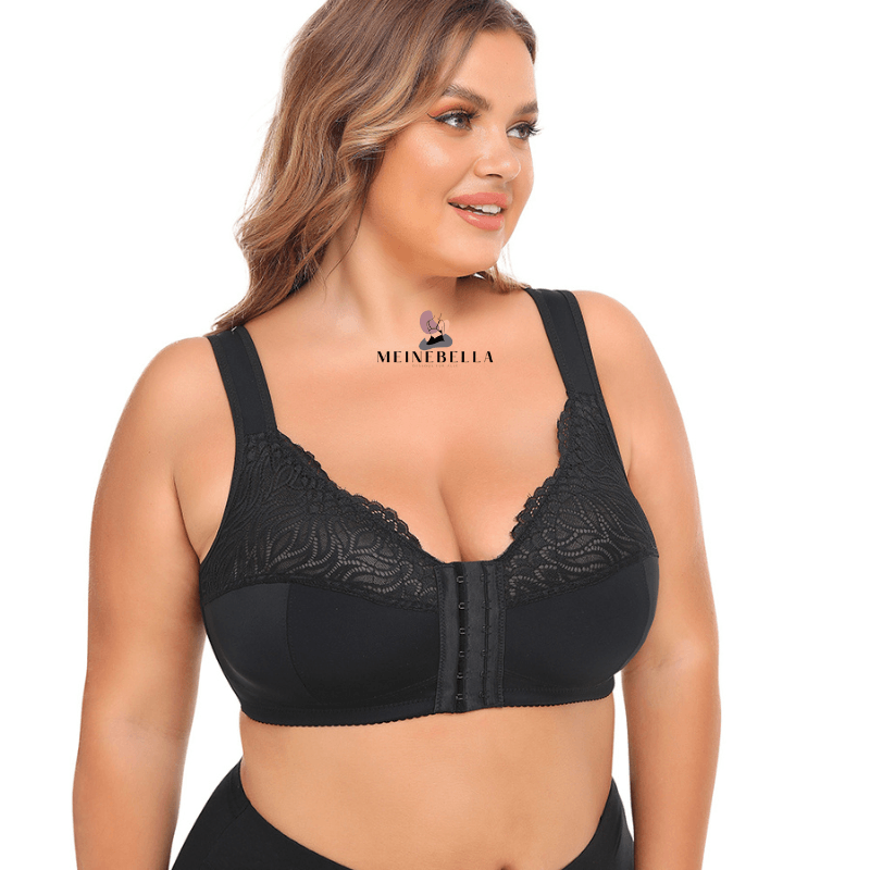 Meinebella™ Frontverschluss BH mit Spitze Ohne Bügel - LOVEZOE