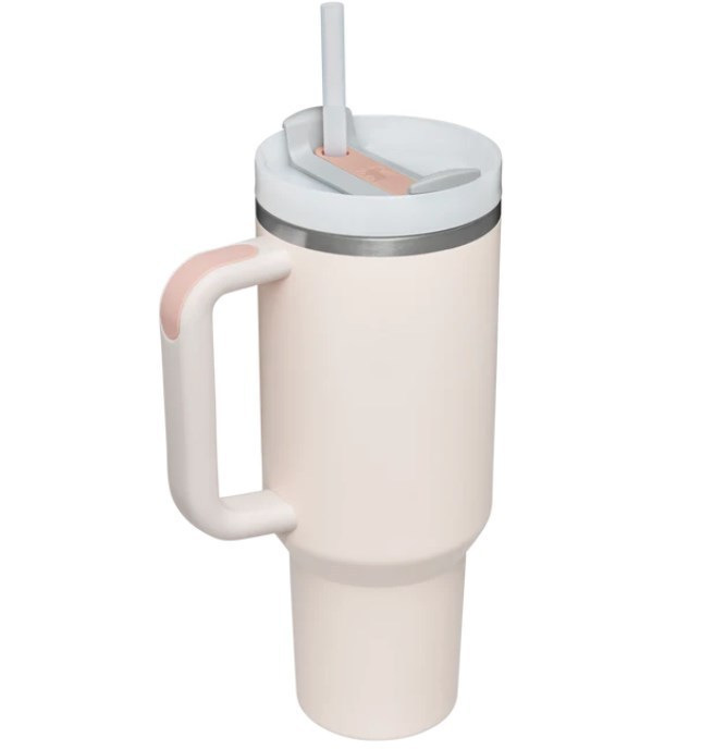 SANLEY Edelstahl Trink Cup mit Strohhalm 1 Liter