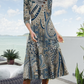 Midikleid mit Paisley-Print