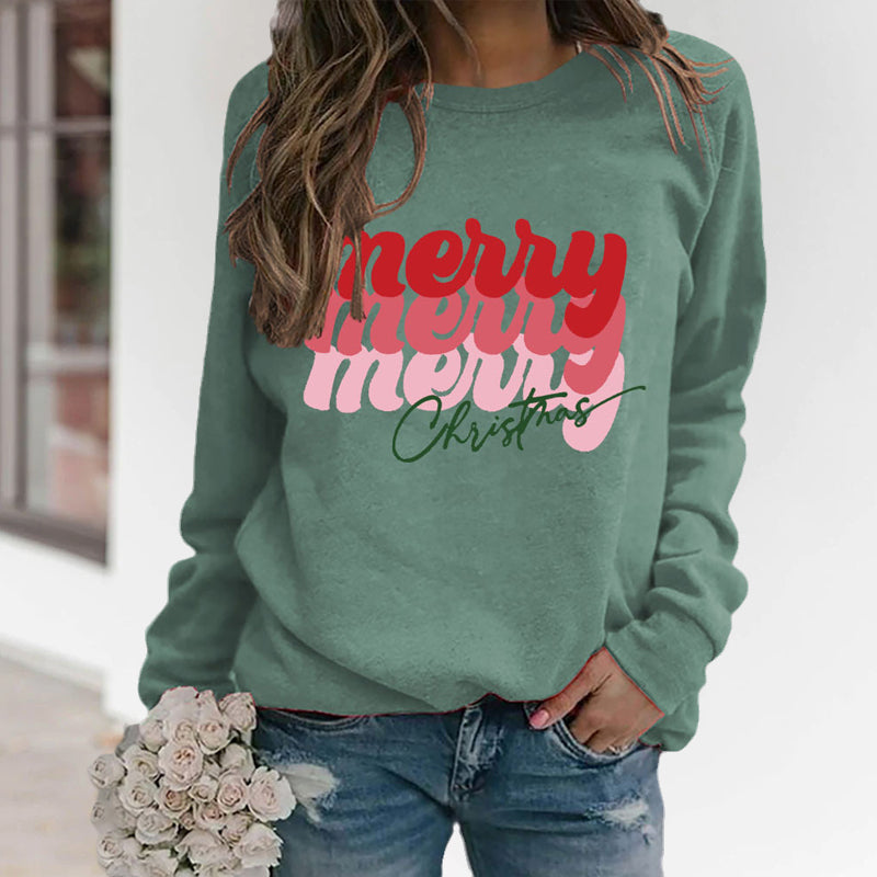 Sweatshirt mit Buchstabendruck