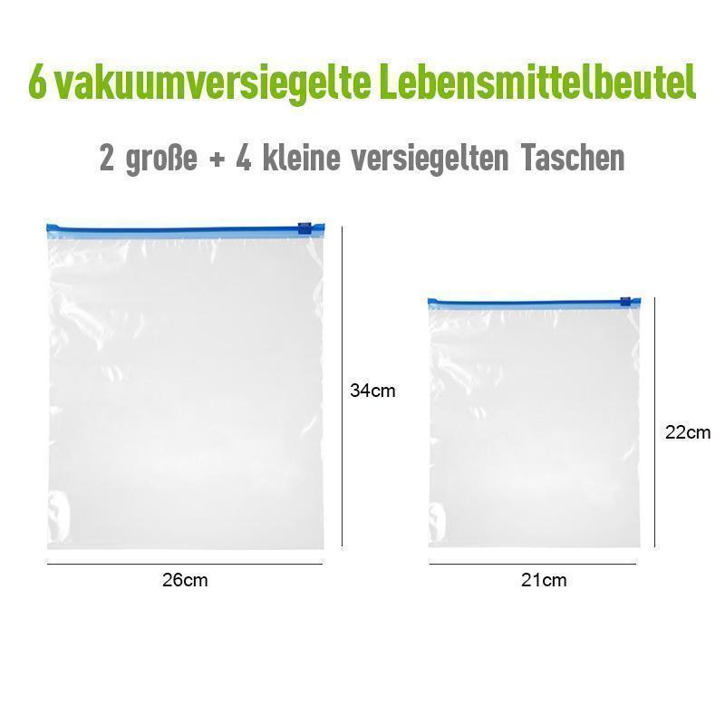 Lebensmittel Vakuumluftpumpe mit versiegelten Taschen