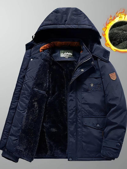 James – lässige winterjacke mit reißverschluss - LOVEZOE