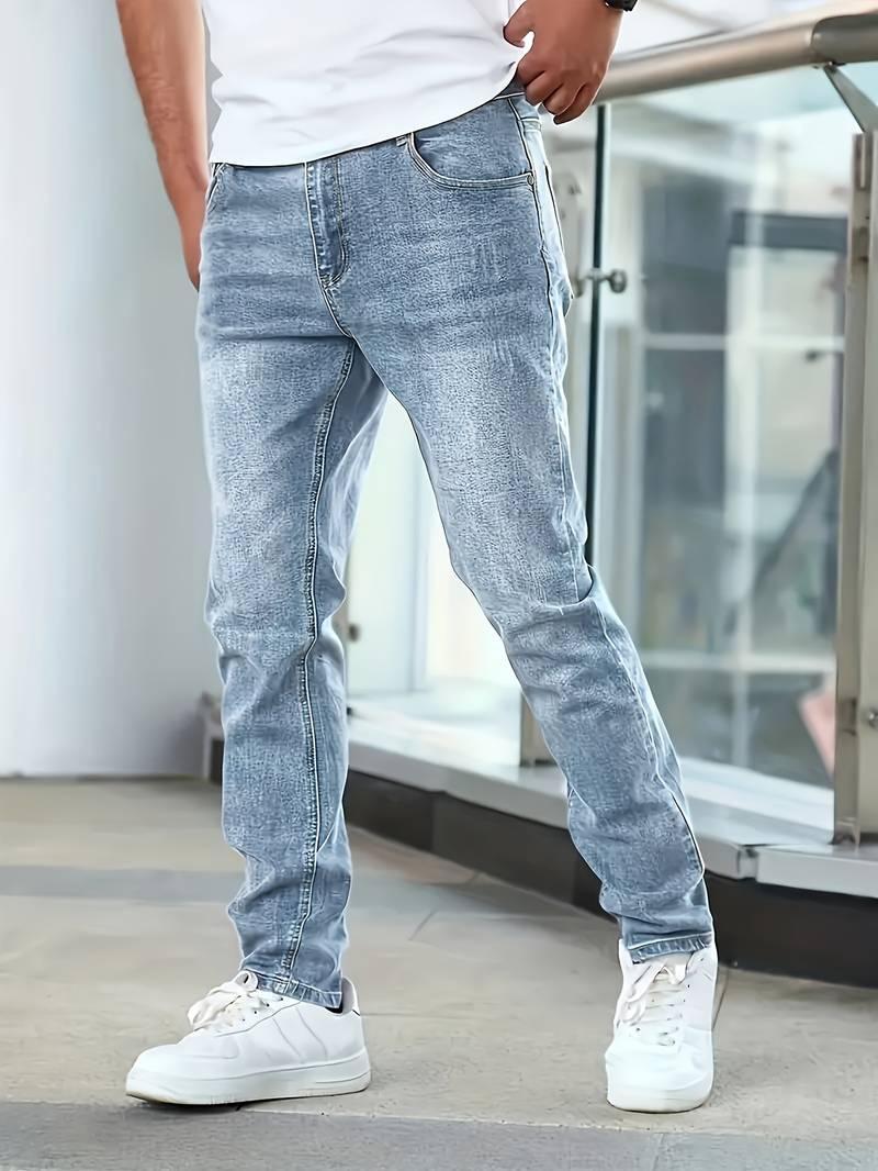 Jacob – lässige jeans mit mittlerem stretchanteil für herren - LOVEZOE