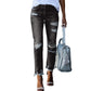 Super Stylische & Elegante Damen Jeans im lässigen Ripped Look