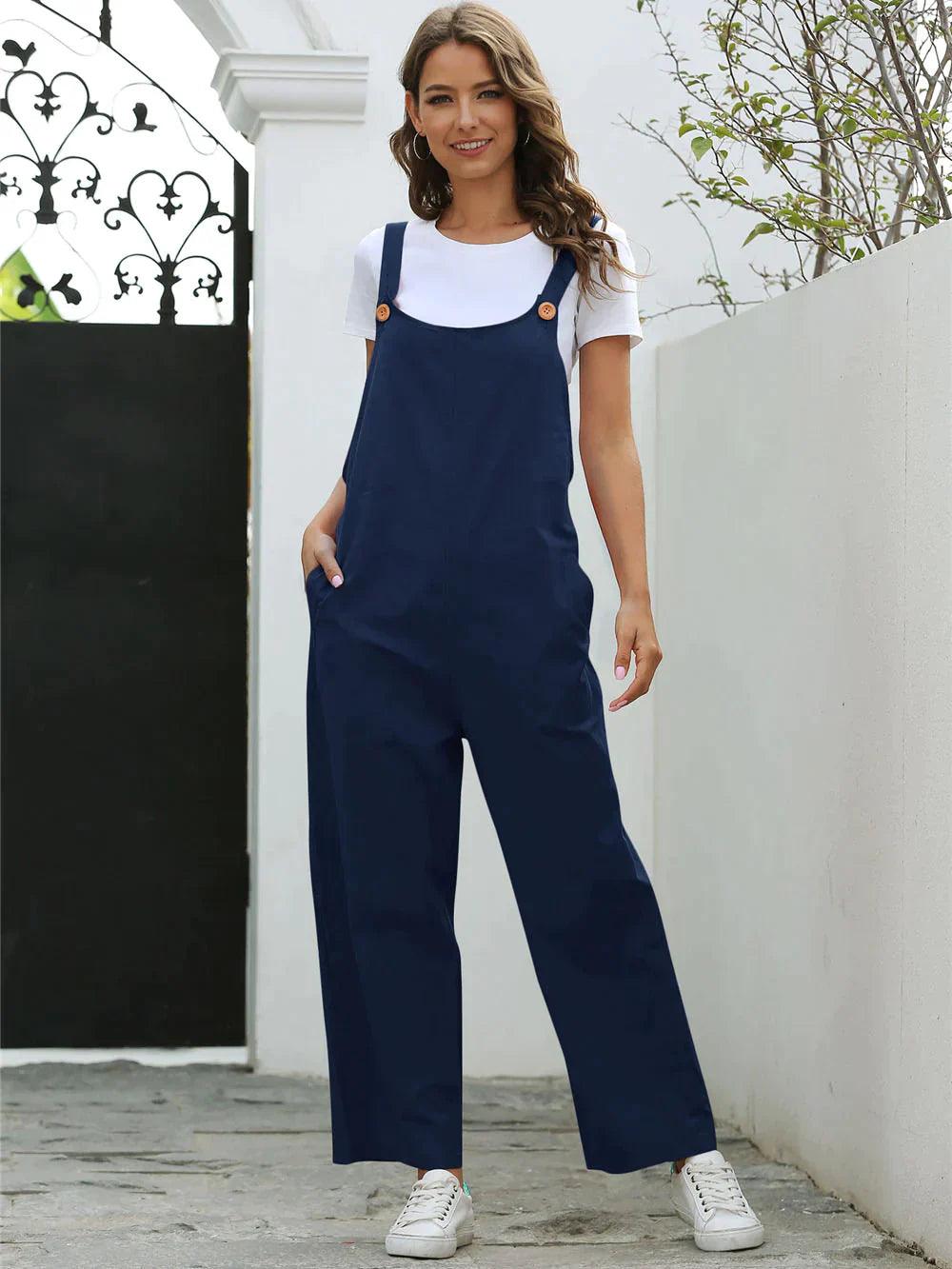 Luisa - Bequemer Jumpsuit für den Sommer - LOVEZOE