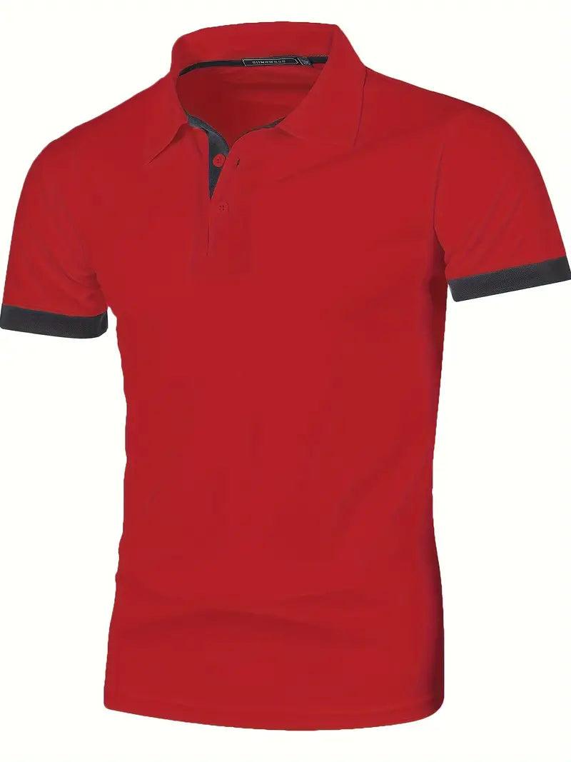 William – lässiges colorblock-shirt für herren - LOVEZOE