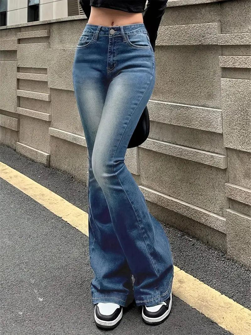 Emma – stylische vintage-jeans mit beinen für damen - LOVEZOE