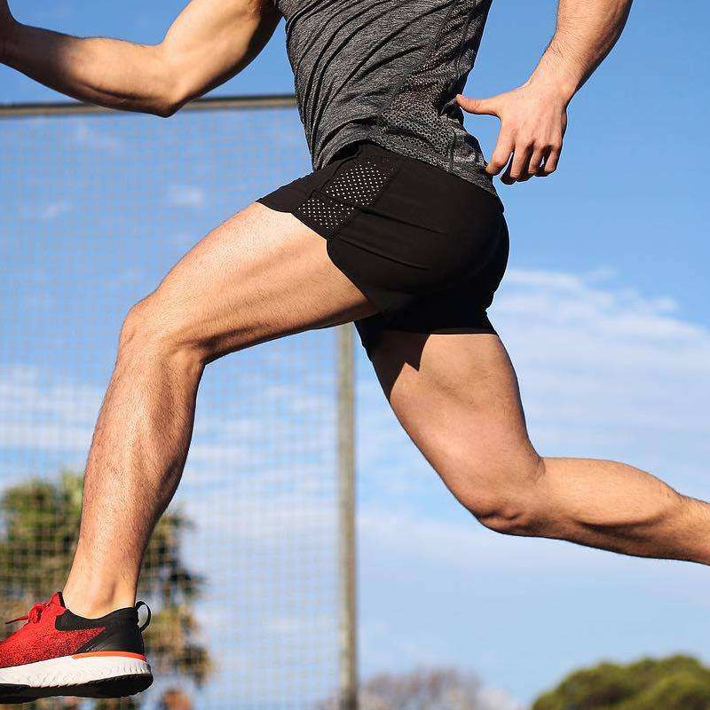 Atmungsaktive Sommer-Strandshorts Aus Mesh Für Herren