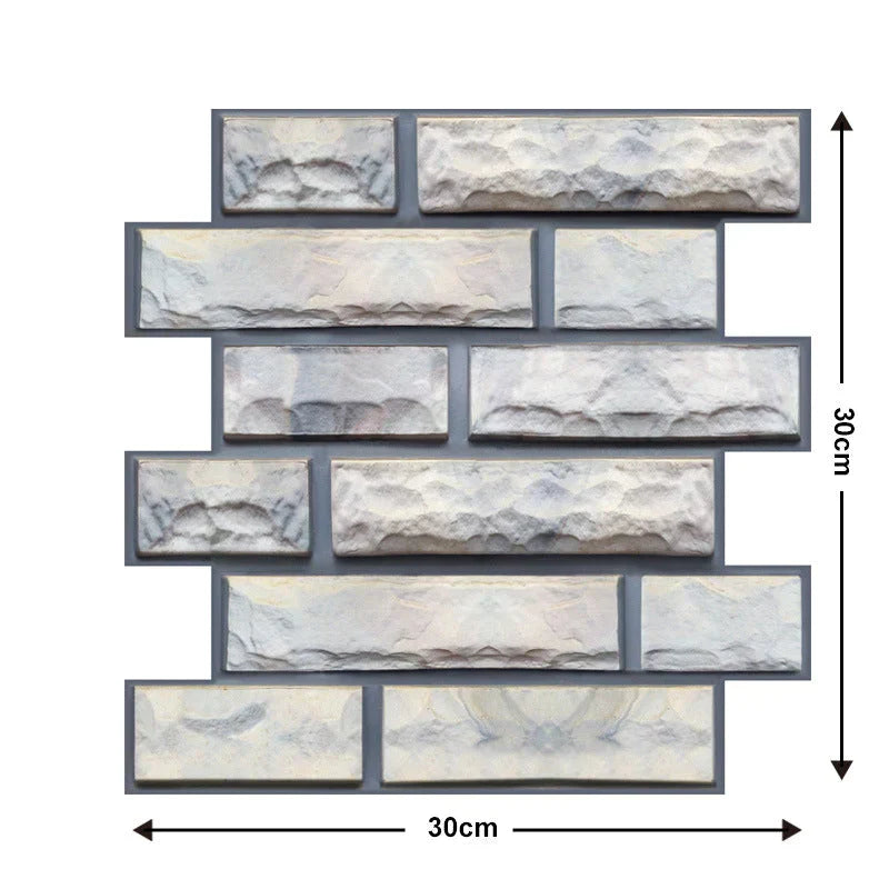 3D-Wandfliesen zum Abziehen und Aufkleben