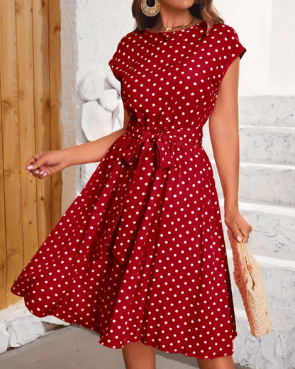 Retro Chic – wunderschönes vintage-polkakleid für frühling/sommer - LOVEZOE