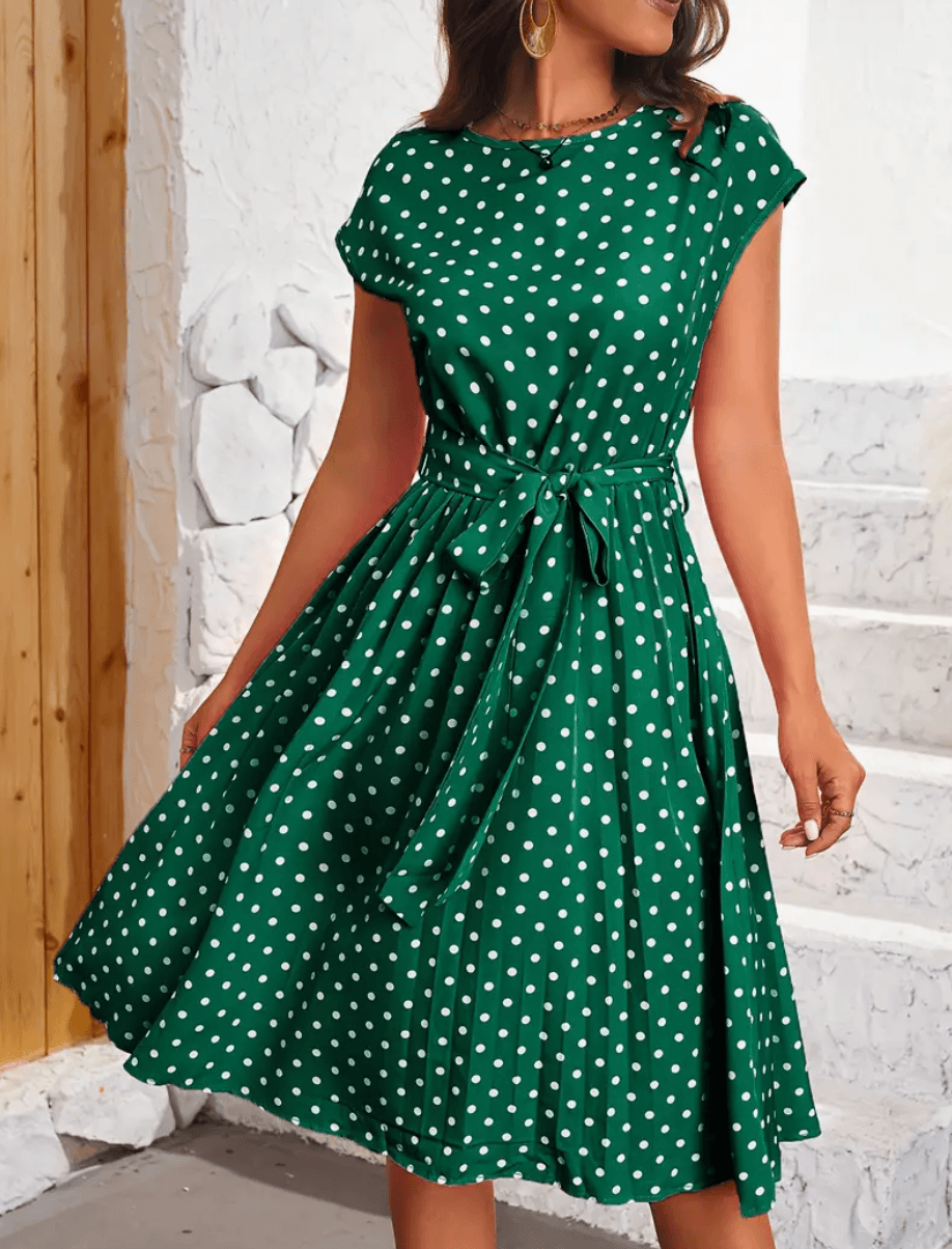 Retro Chic – wunderschönes vintage-polkakleid für frühling/sommer - LOVEZOE