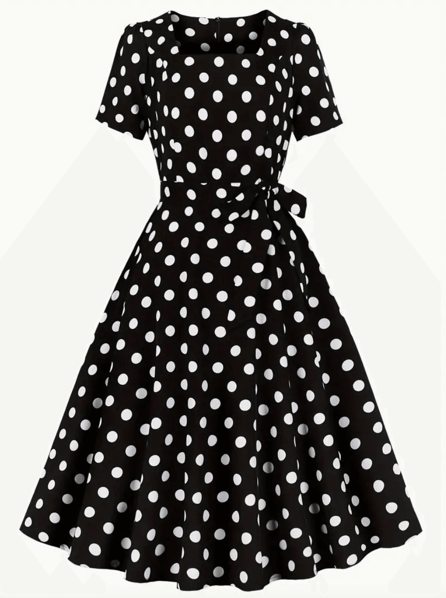 RETRO CHIC - schönes vintage polka kleid für den frühling/sommer - LOVEZOE