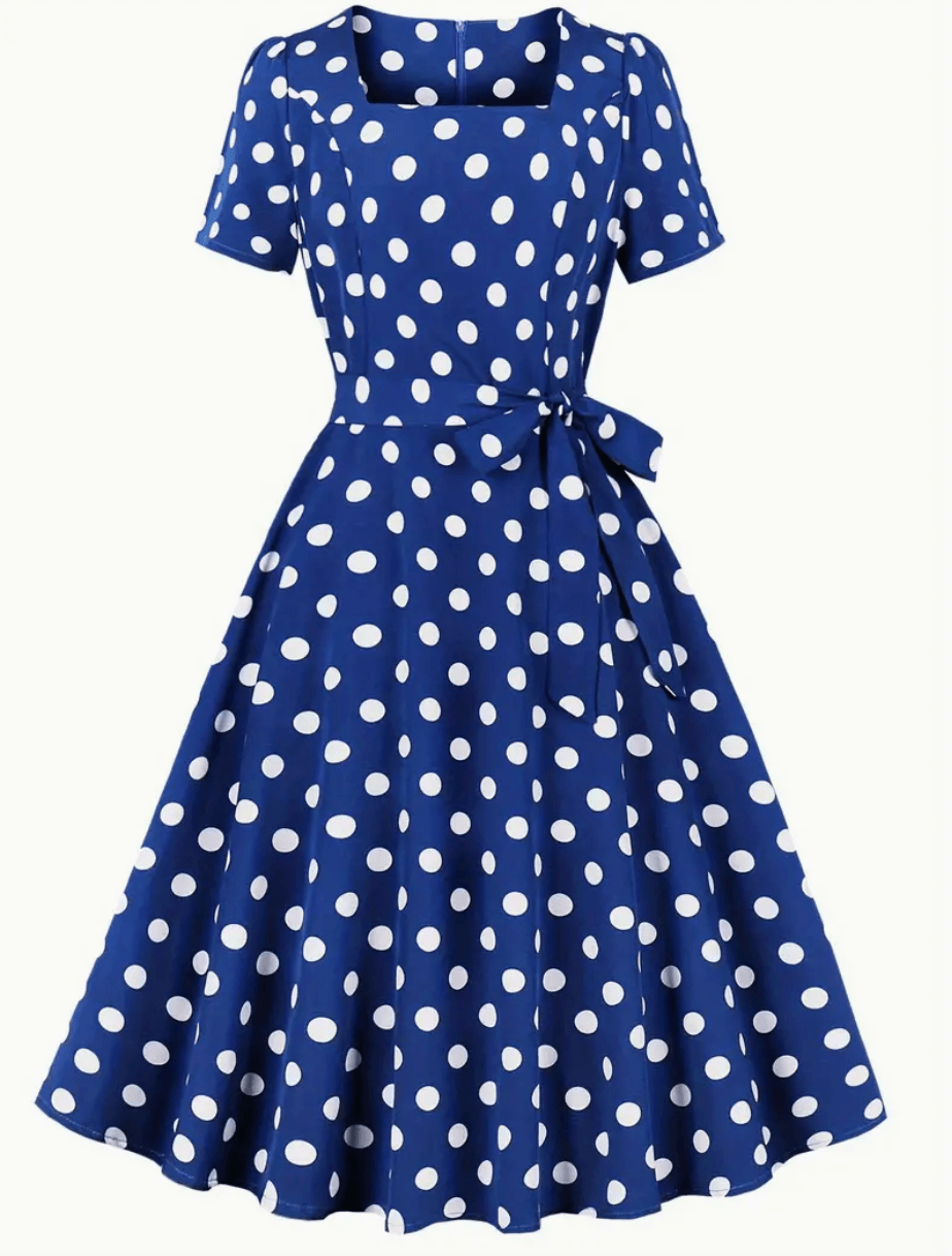 RETRO CHIC - schönes vintage polka kleid für den frühling/sommer - LOVEZOE