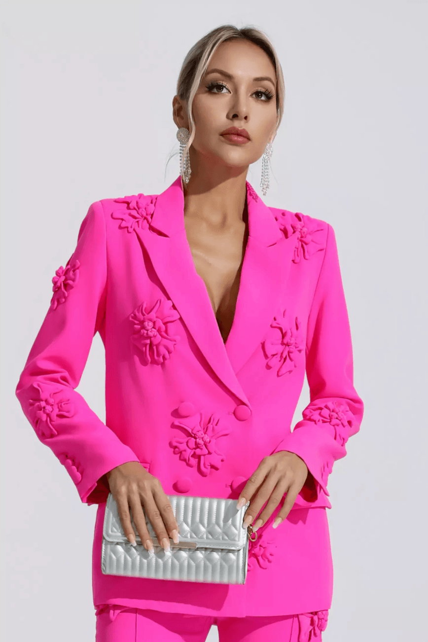 Louisa Floral Designer Blazer - LOVEZOE