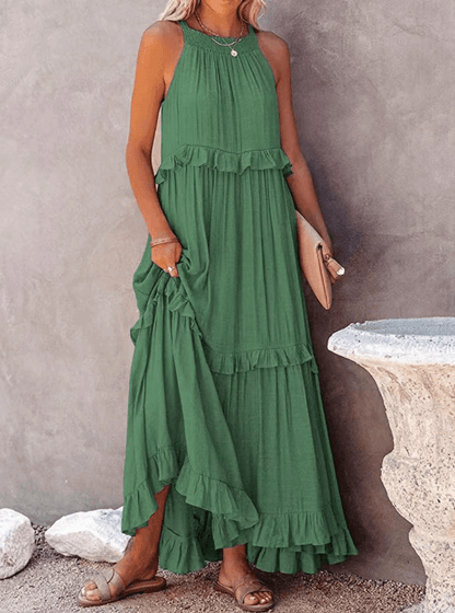 Marleen – stylisches maxikleid für frühling/sommer - LOVEZOE