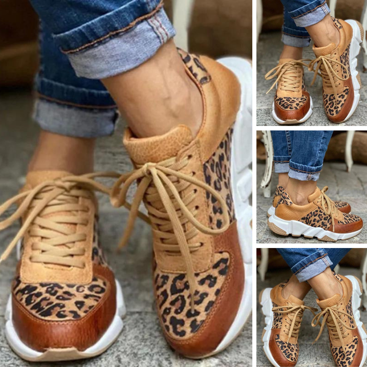 Emma – Trendige Leoparden-Sneaker