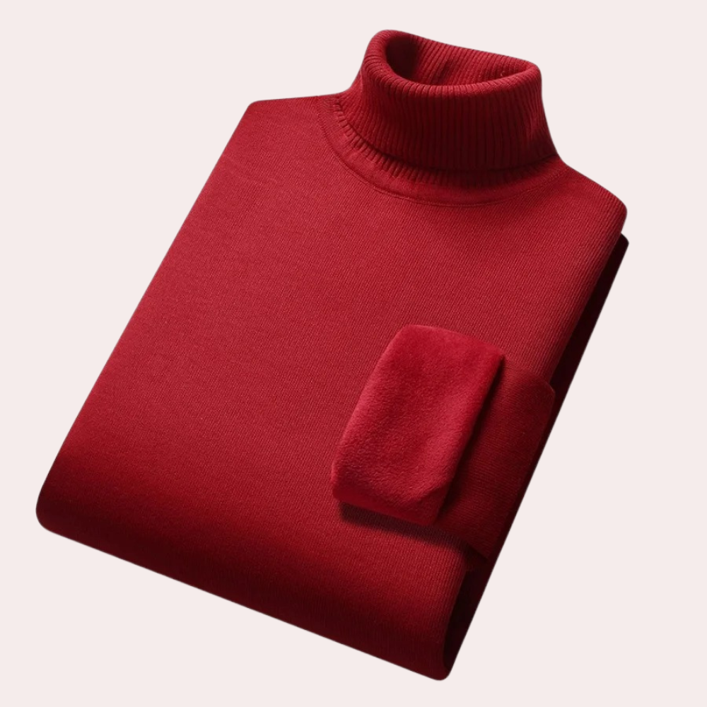 Lässiger Rollkragenpullover für Herren