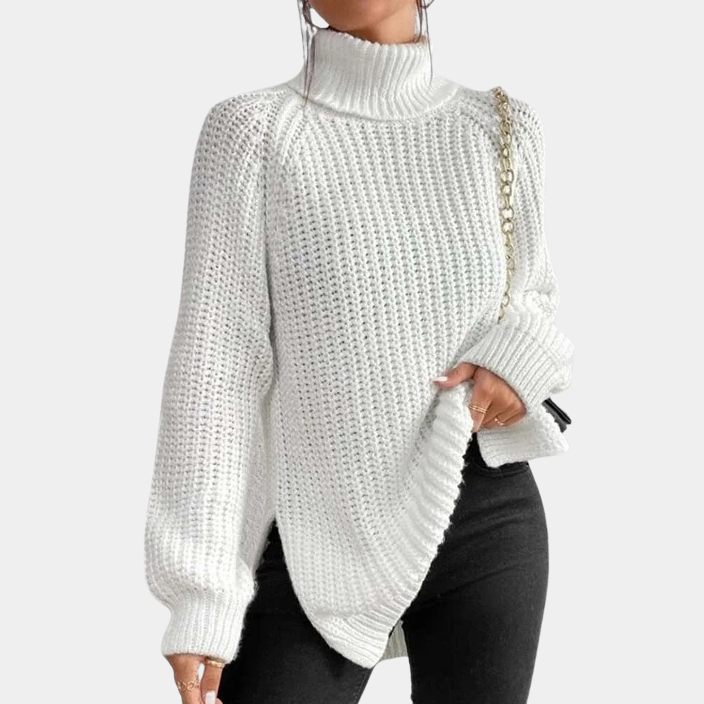 Weicher Rollkragenpullover für Damen