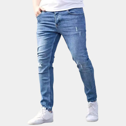 Lässige Herrenjeans mit Ripped Design