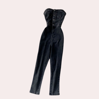 Trägerloser Jumpsuit für Damen