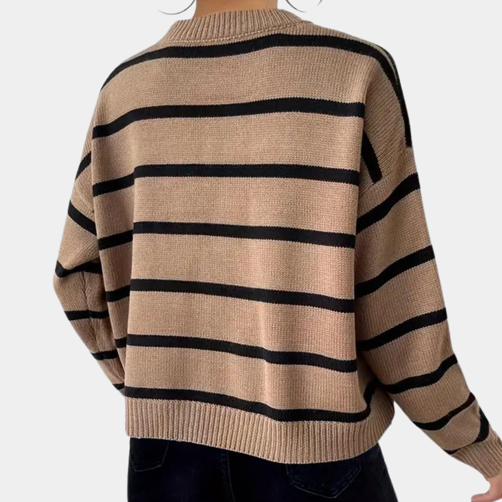 Gestreifter Pullover für Damen