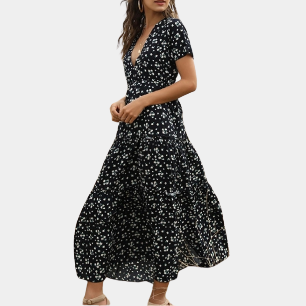 Geblümtes Sommerkleid für Damen