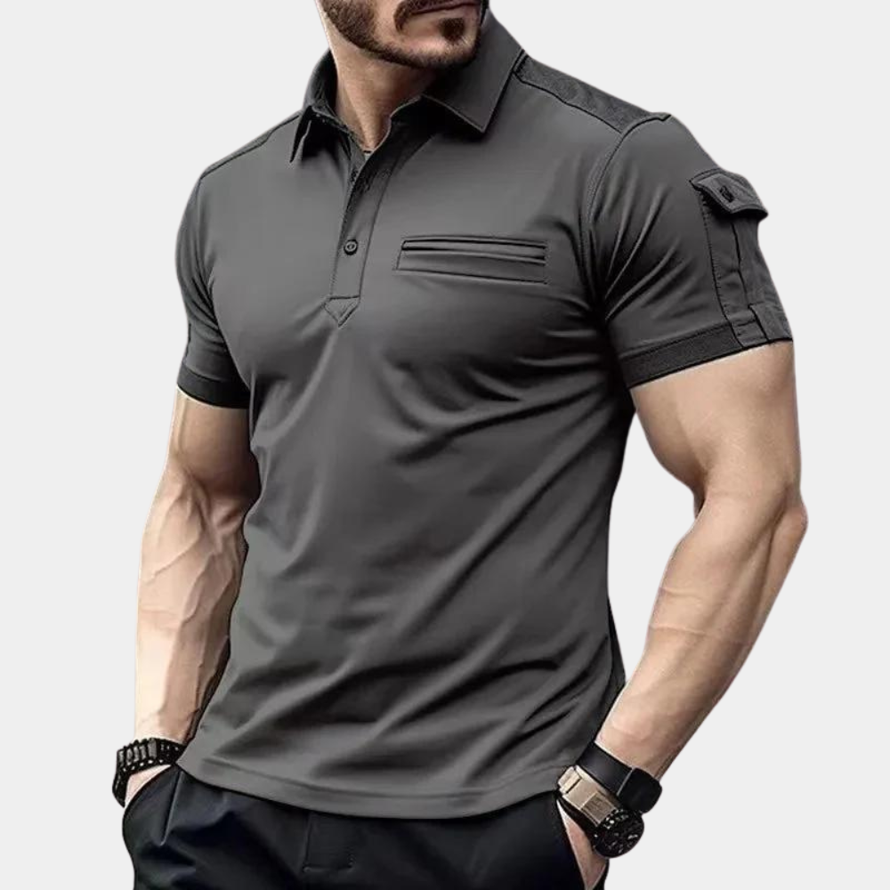 Atmungsaktives Herren-Poloshirt