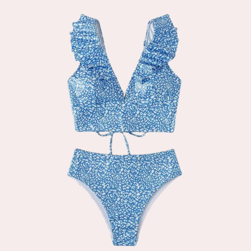 Bikini-Set für Damen mit Rüschen