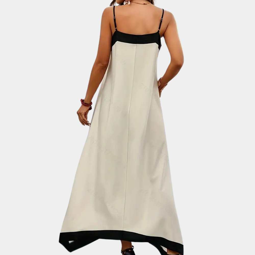 Damen Maxikleid mit Spaghettiträger