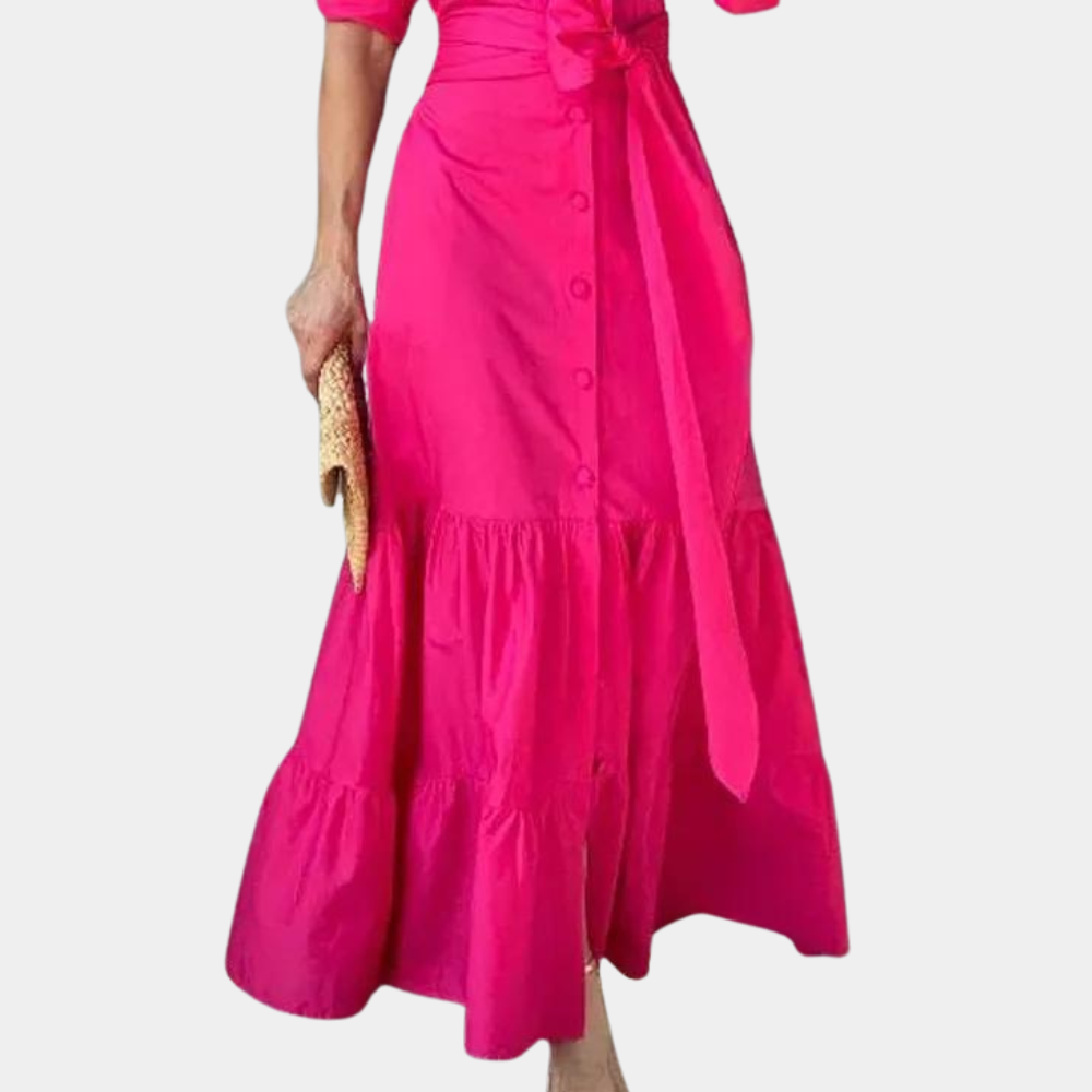 Elegantes Kleid mit Gürtel für Damen