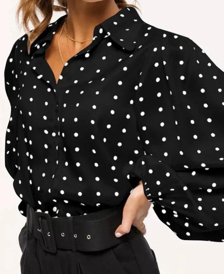 Mavis - Bluse mit Polkadot - LOVEZOE